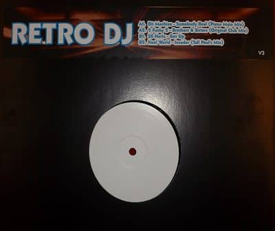 Retro DJ V3 1990s Old Skool 12" Vinyl Record DJ