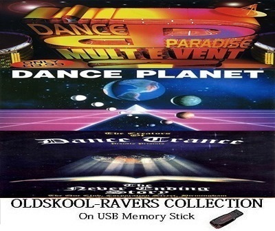 Dance Paradise, Dance Planet & Dance Trance CD - Tape Packs (On USB)