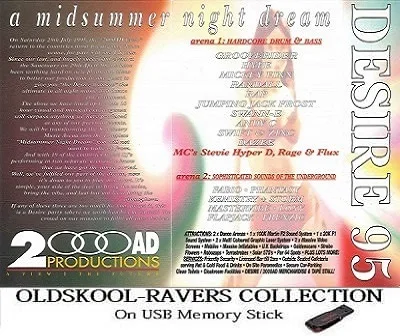 Desire Rave Club Events (On USB)