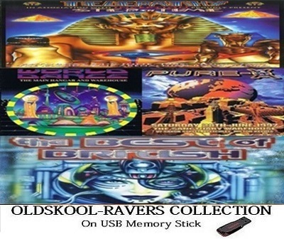Telepathy, Pure X, World Dance & The Best Of British CD - Tape Packs (On USB)
