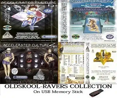 Accelerated Culture Rave Club Events (On USB)