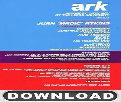 Ark Leeds Rave Club Events (Download)