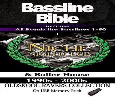 Bassline Bible incl. Bomb The Bassline, Niche, Boiler House CD & Tape Packs (On USB)