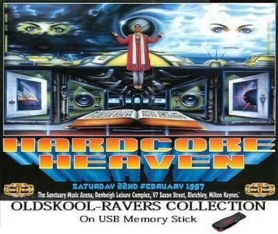 Old-School Hardcore Heaven CD & Tape Packs (On USB)